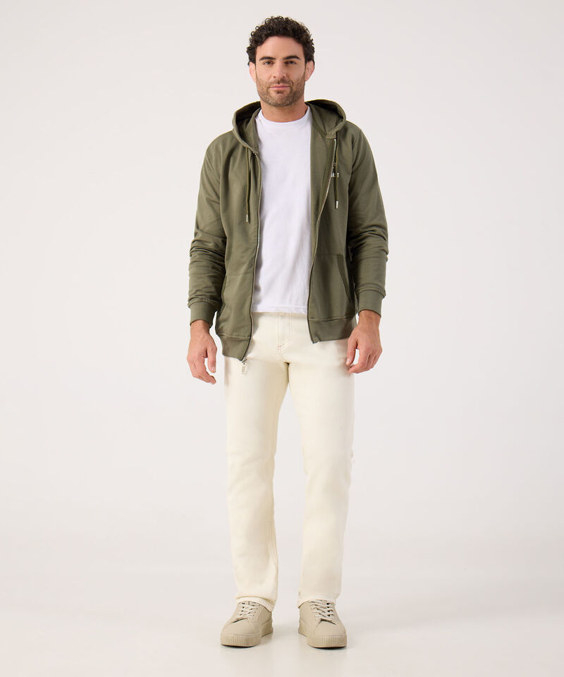 Buzo Unicolor Con Estampado 